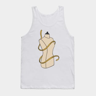 Mannequin Seamstress Fashion Design Tank Top